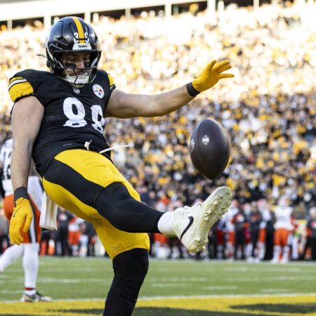 Steelers TE Pat Freiermuth not worried about tough three-game stretch