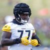 LT Broderick Jones continues to struggle at Steelers Friday Night Lights practice